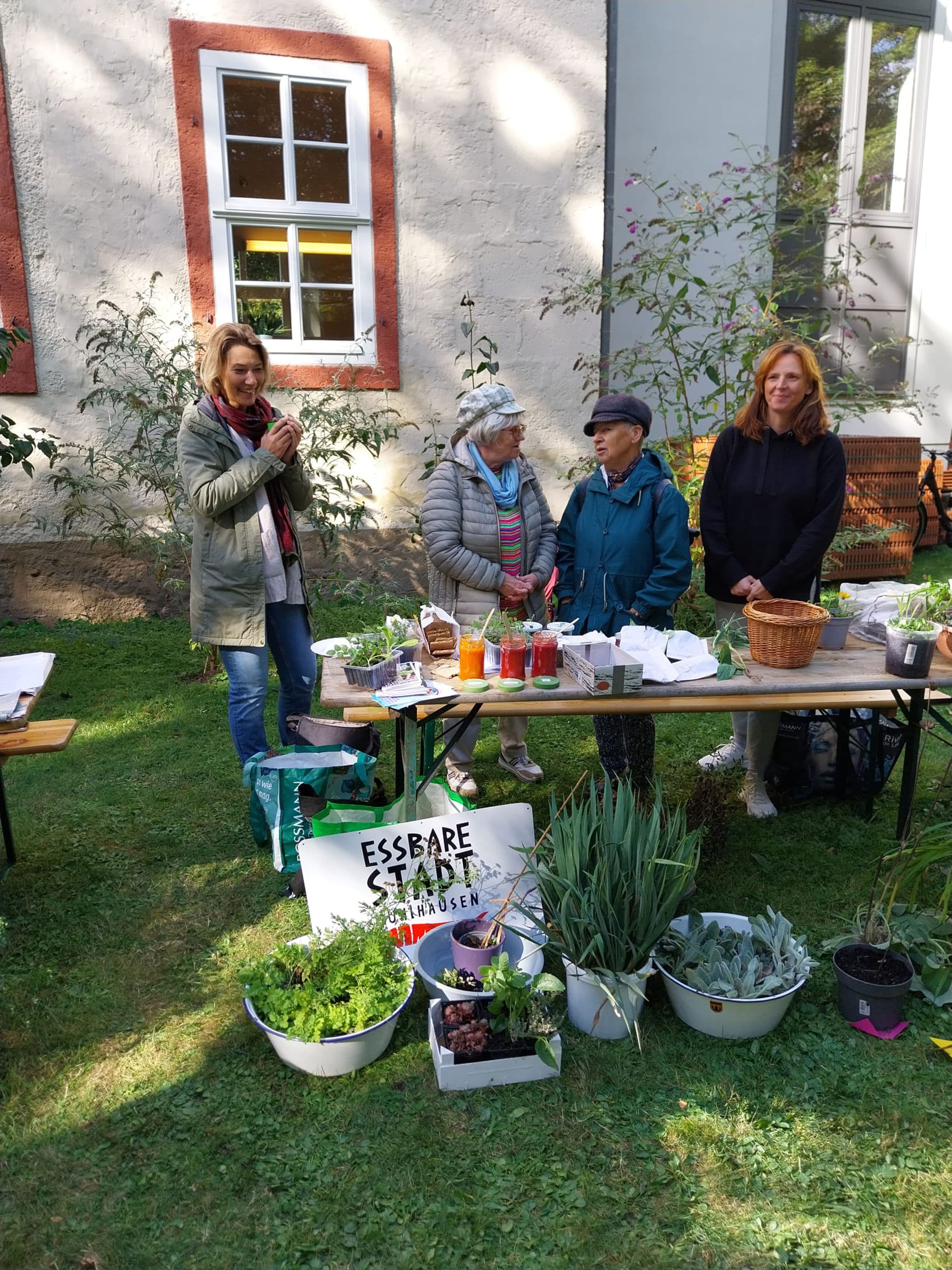 Essbare Stadt Mühlhausen erstmals auf dem Grünmarkt