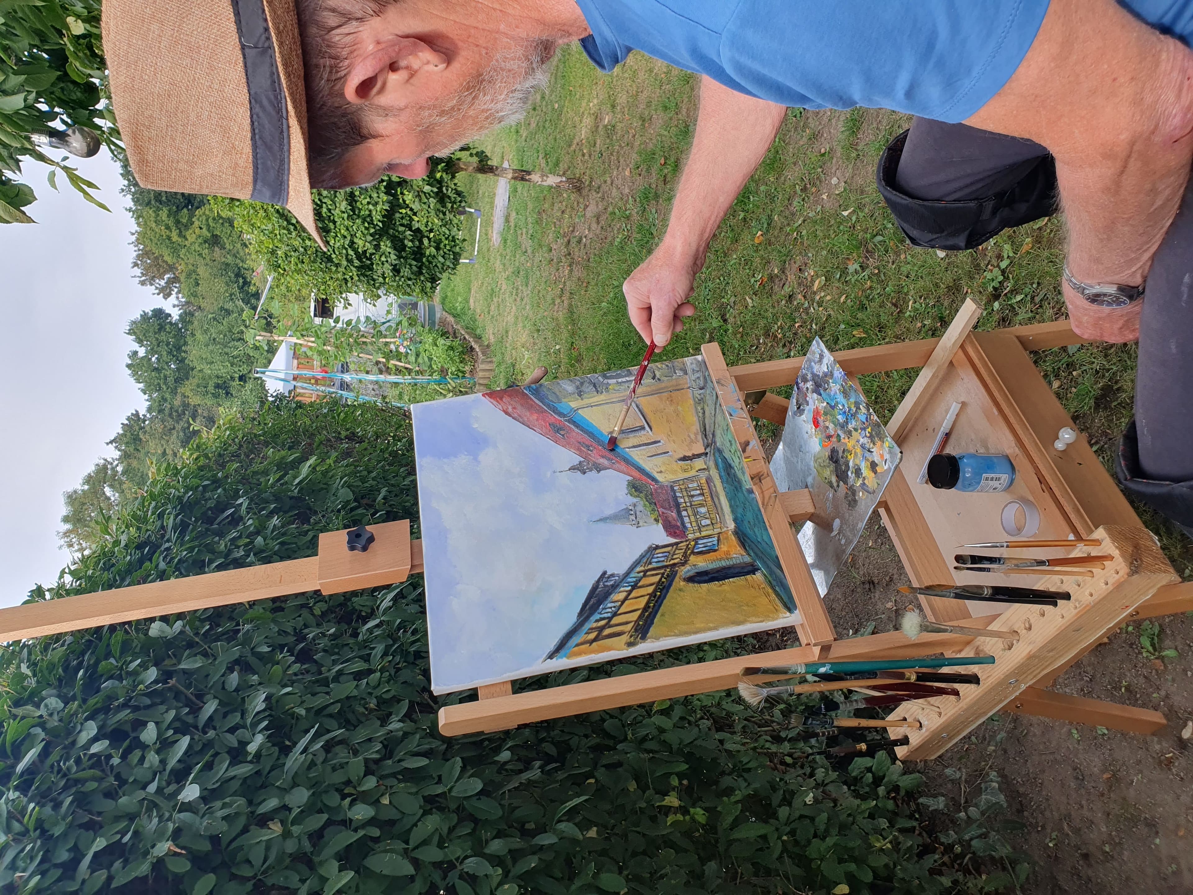 Mühlhausen im Aquarell