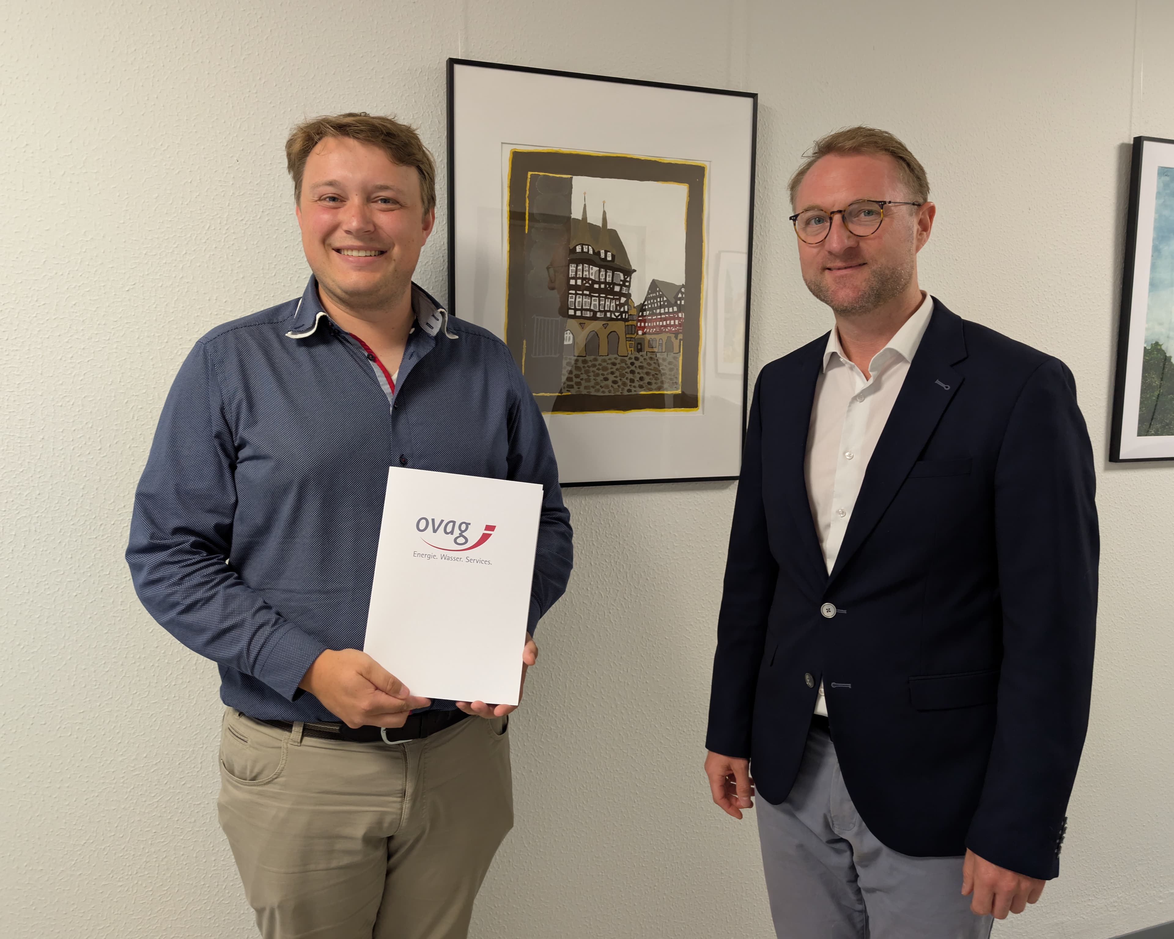 OVAG-Spende für die Show and Brass Band zum 75-jährigen Jubiläum
