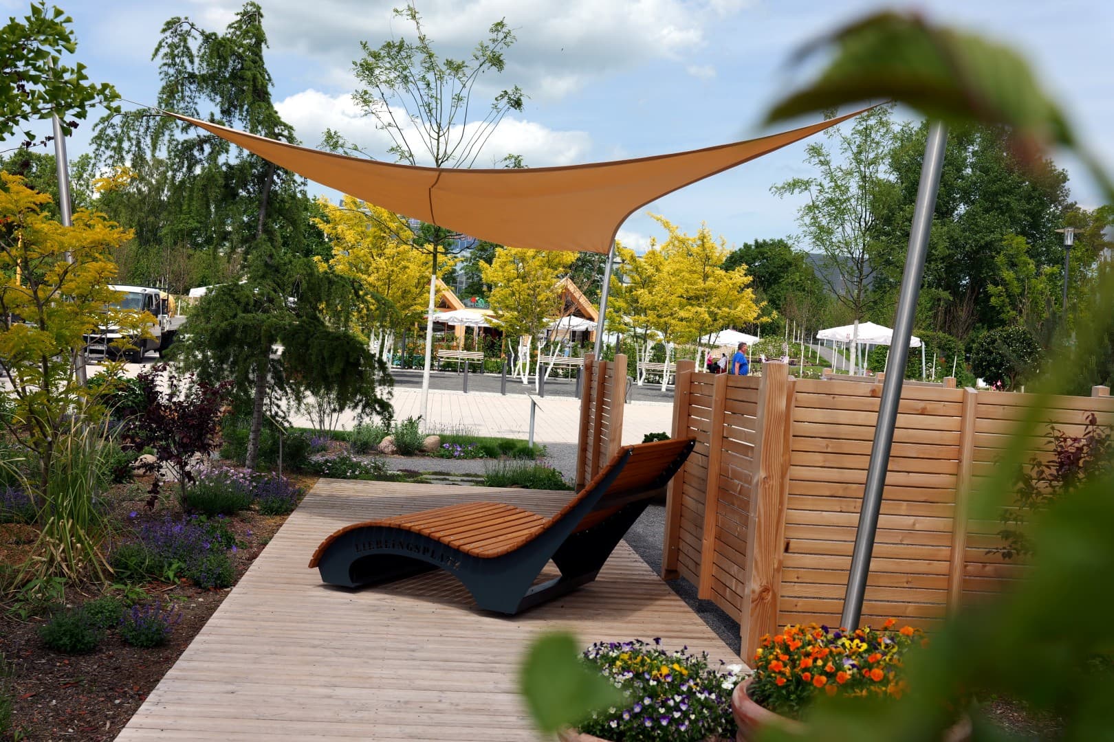 Mit allen Sinnen genießen (Themengarten zum Innehalten, Wahrnehmen und Entspannen)