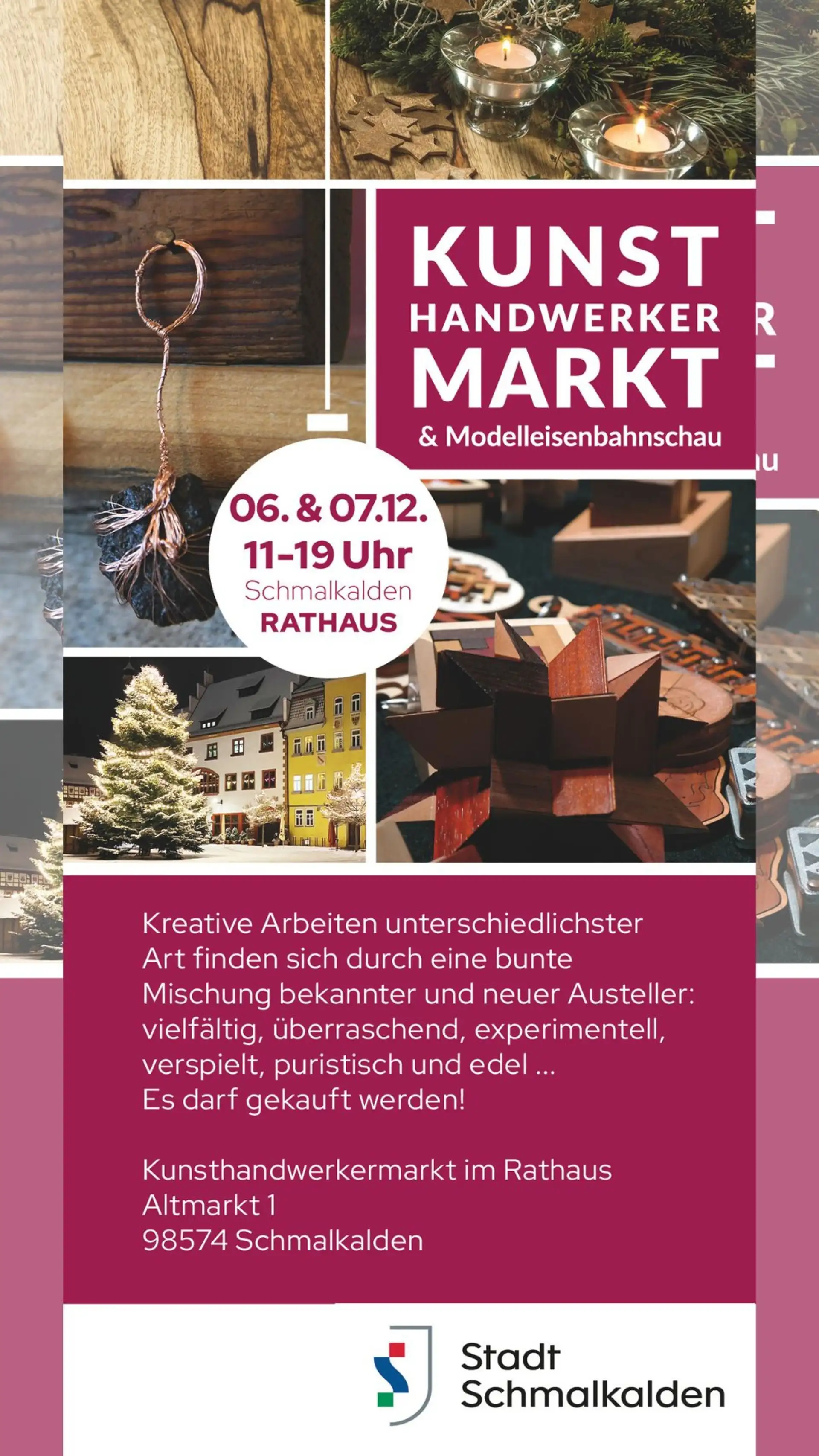 Adventszauber in Schmalkalden startet mit Herrscheklasmarkt