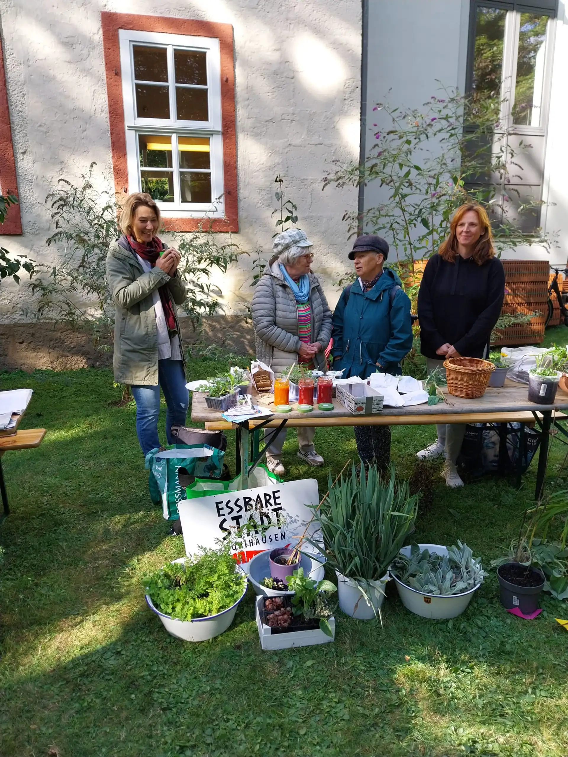 Essbare Stadt Mühlhausen erstmals auf dem Grünmarkt