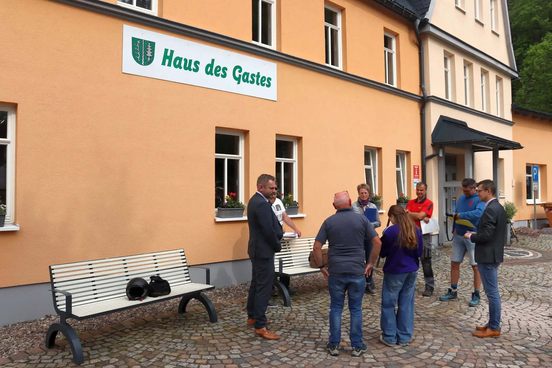 Sanierungsstart im Haus des Gastes