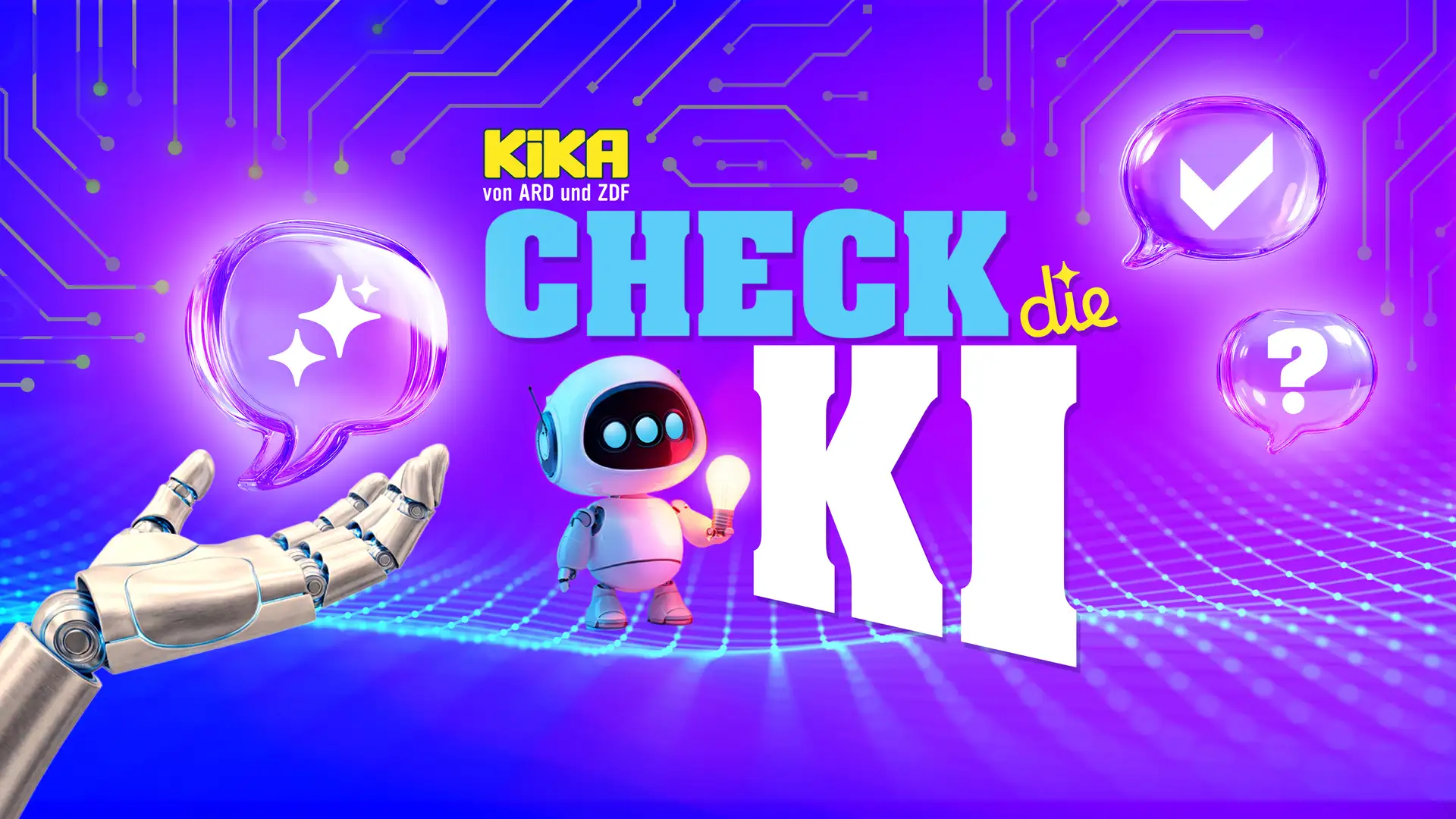 "Check die KI": Themenspezial zu Künstlicher Intelligenz bei KiKA / KiKA-Netzwerk bündelt Informationen und Wissen über KI online und im TV ab 15. September 2026