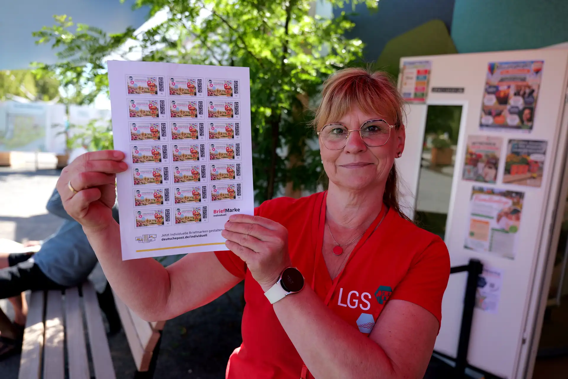 Landesgartenschau Leinefelde-Worbis als Briefmarke