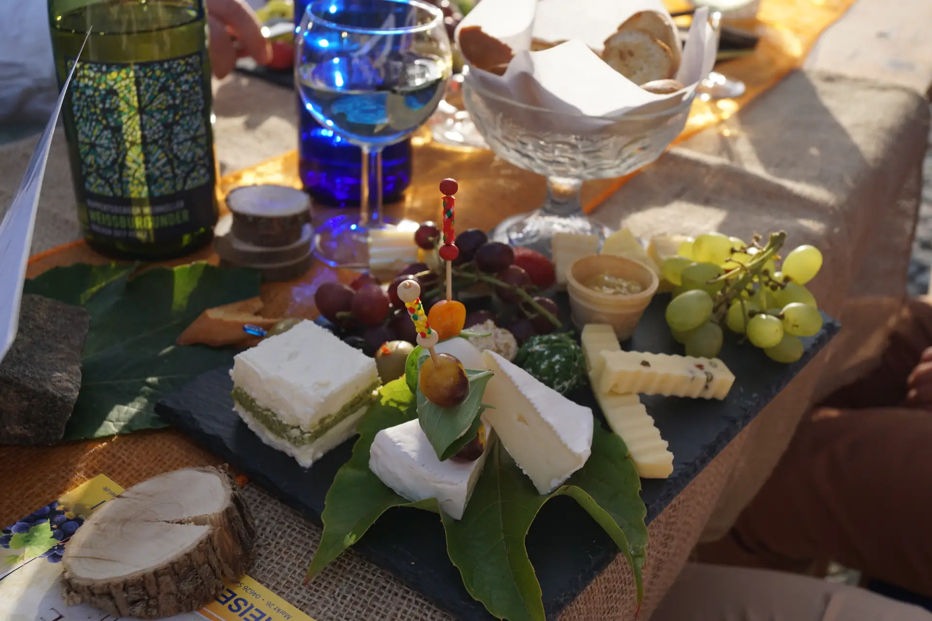 Weinabend im Rathausinnenhof Schmölln
